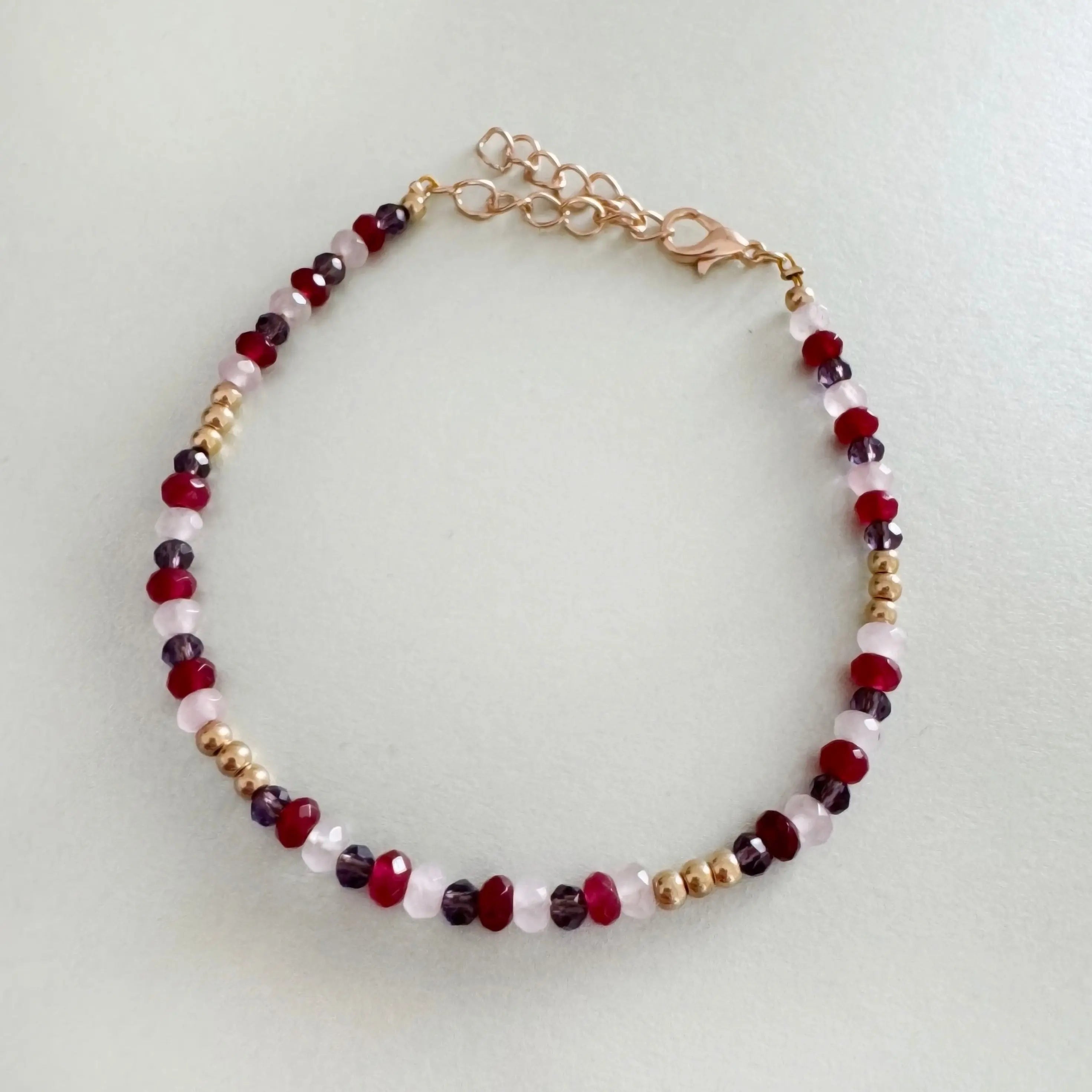 Chaya Amethyst Beaded Bracelet