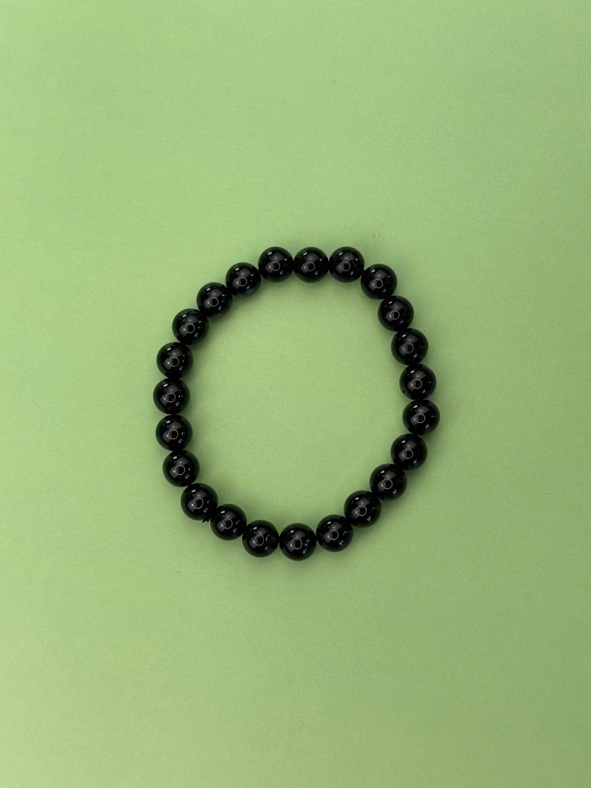Black agate - Strength and protection - Power bead bracelet