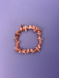 Rhodochrosite - Crystal chip bracelet