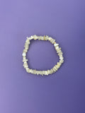 Mother of pearl - Crystal chip bracelet
