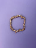 Strawberry quartz - Crystal chip bracelet