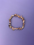 Rhodonite - Crystal chip bracelet