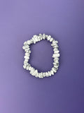 Howlite - Crystal chip bracelet