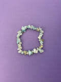 Amazonite - Crystal chip bracelet