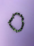 Ruby zoisite - Crystal chip bracelet