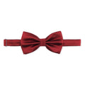 Maroon Diamond Mesh Bow Tie
