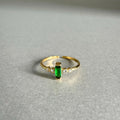Clarissa Luxe 18k Gold Plated Jewel Ring