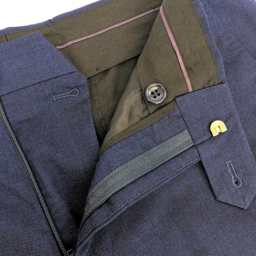 Blue Slim Fit Trousers