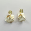 Nora Cream Petal Earrings