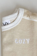 Adult COZY Terry Towel Tee - Sand