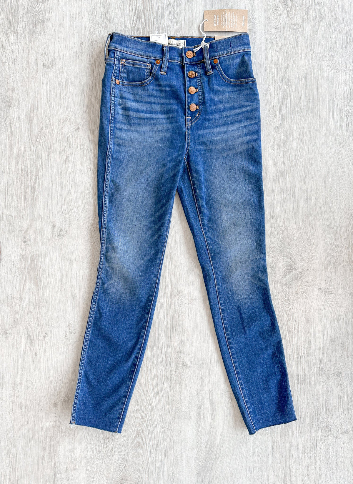 Madewell 10" High-Rise Skinny Crop Denim Jeans
