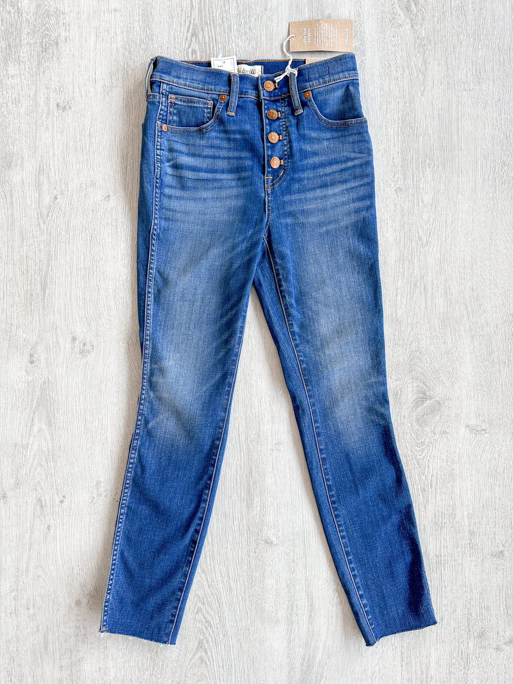 Madewell 10" High-Rise Skinny Crop Denim Jeans