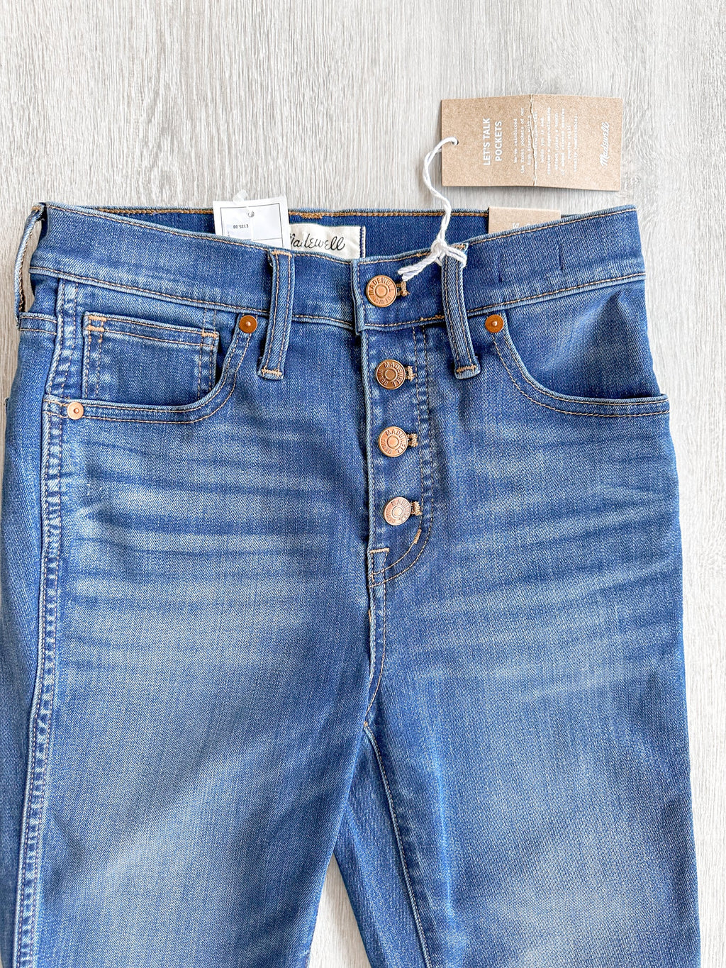 Madewell 10" High-Rise Skinny Crop Denim Jeans