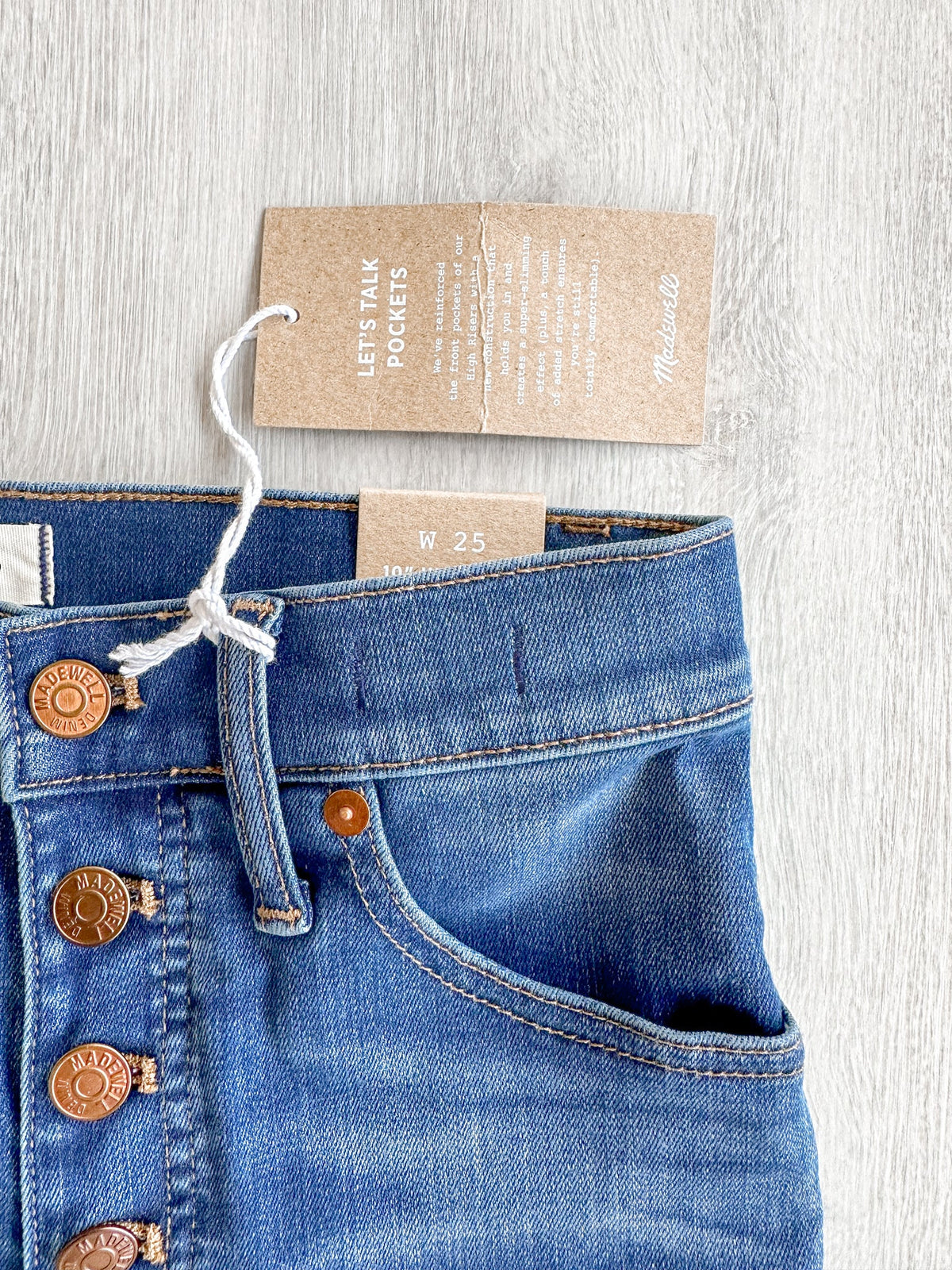Madewell 10" High-Rise Skinny Crop Denim Jeans