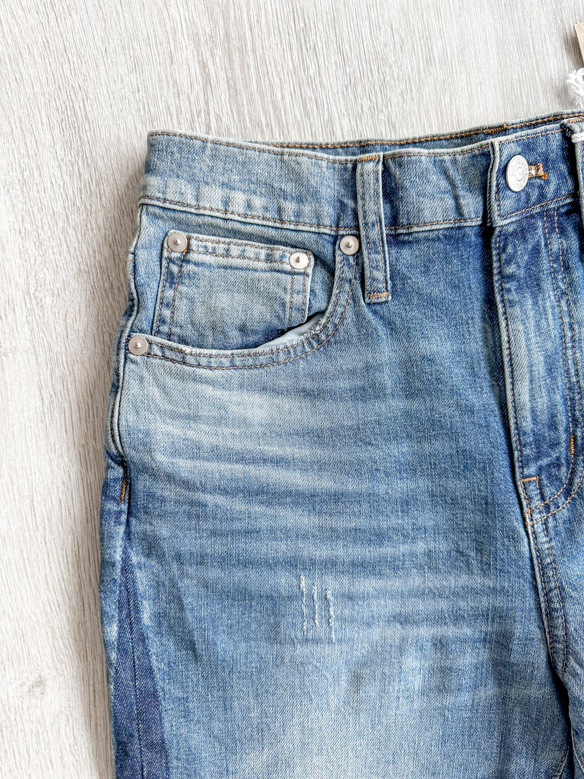 Madewell High-Rise Slim Raebrook Wash Boyjean Relaxed Leg Denim Jeans