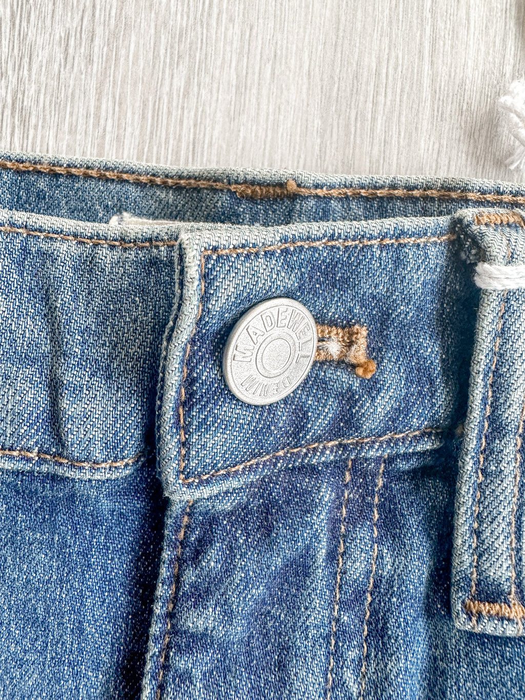 Madewell High-Rise Slim Raebrook Wash Boyjean Relaxed Leg Denim Jeans