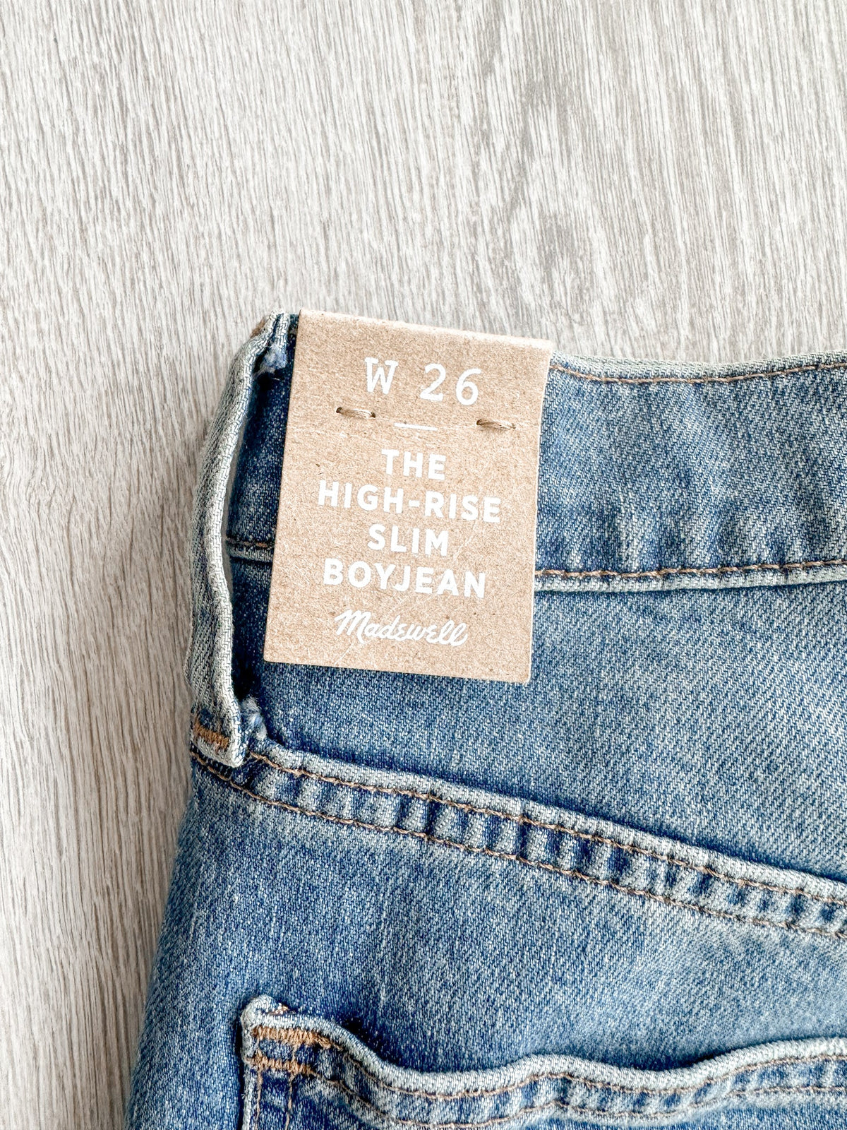 Madewell High-Rise Slim Raebrook Wash Boyjean Relaxed Leg Denim Jeans