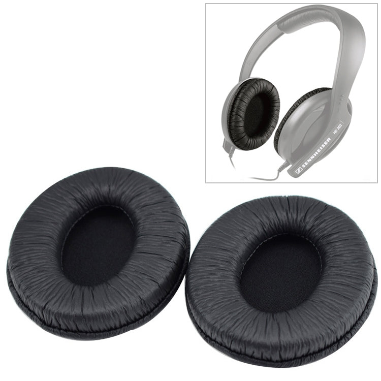 2 PCS For Sennheiser HD202 / HD212 / HD437 / HD447 / HD457 / HD497 Headphone Cushion Sponge Cover Earmuffs Replacement Earpads, For Sennheiser HD202 / HD212