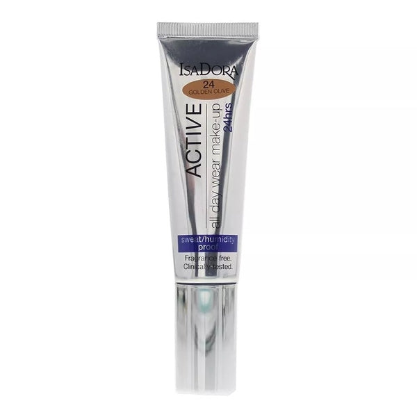 IsaDora Active All Day Wear Foundation 35ml - 24 Golden Olive