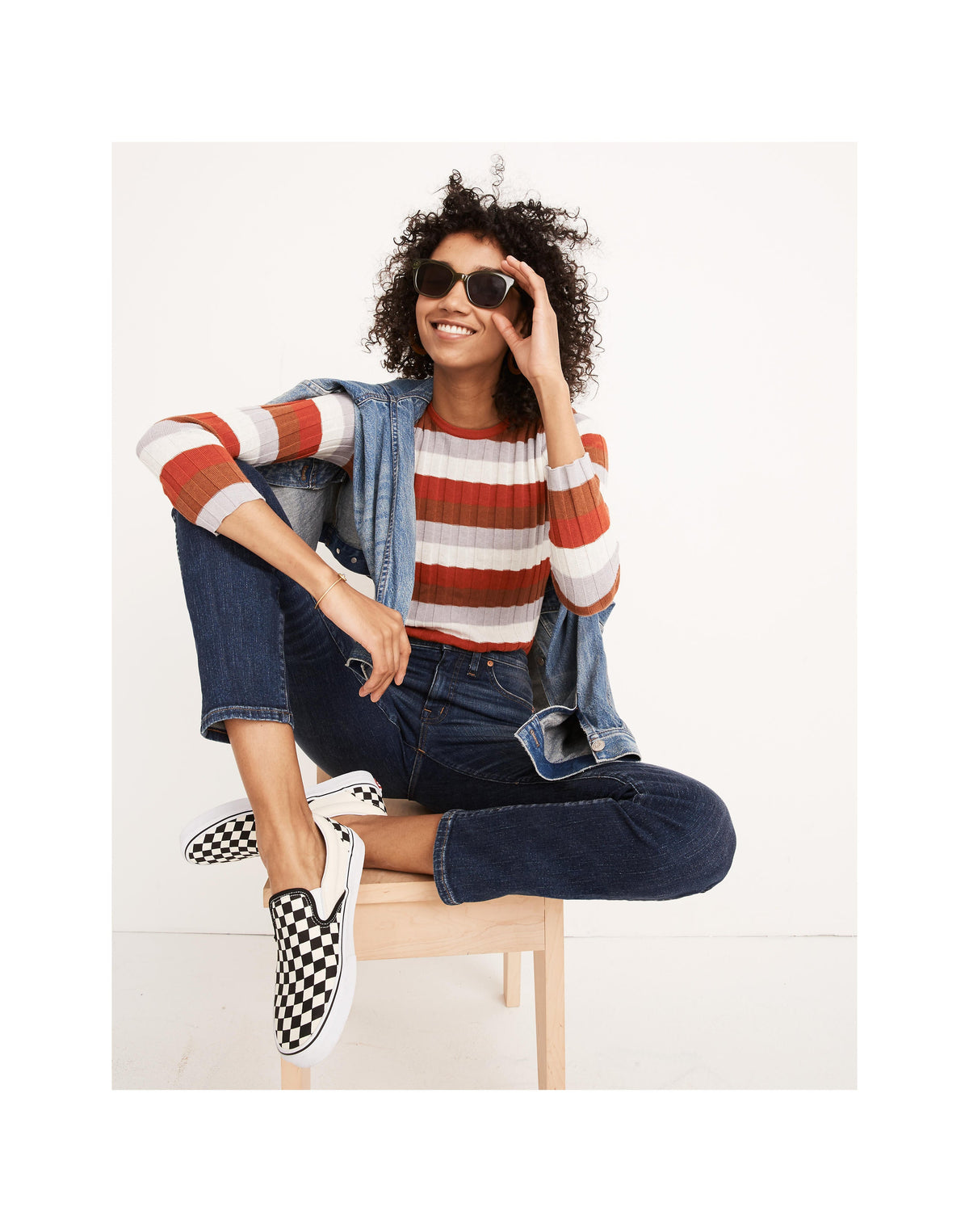 MADEWELL Slim Straight Jeans in Hammond Wash Jeans