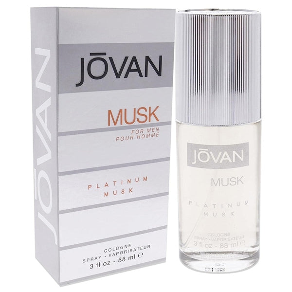 Jovan Musk For Men Eau De Cologne 88ml Spray - Platinum Musk
