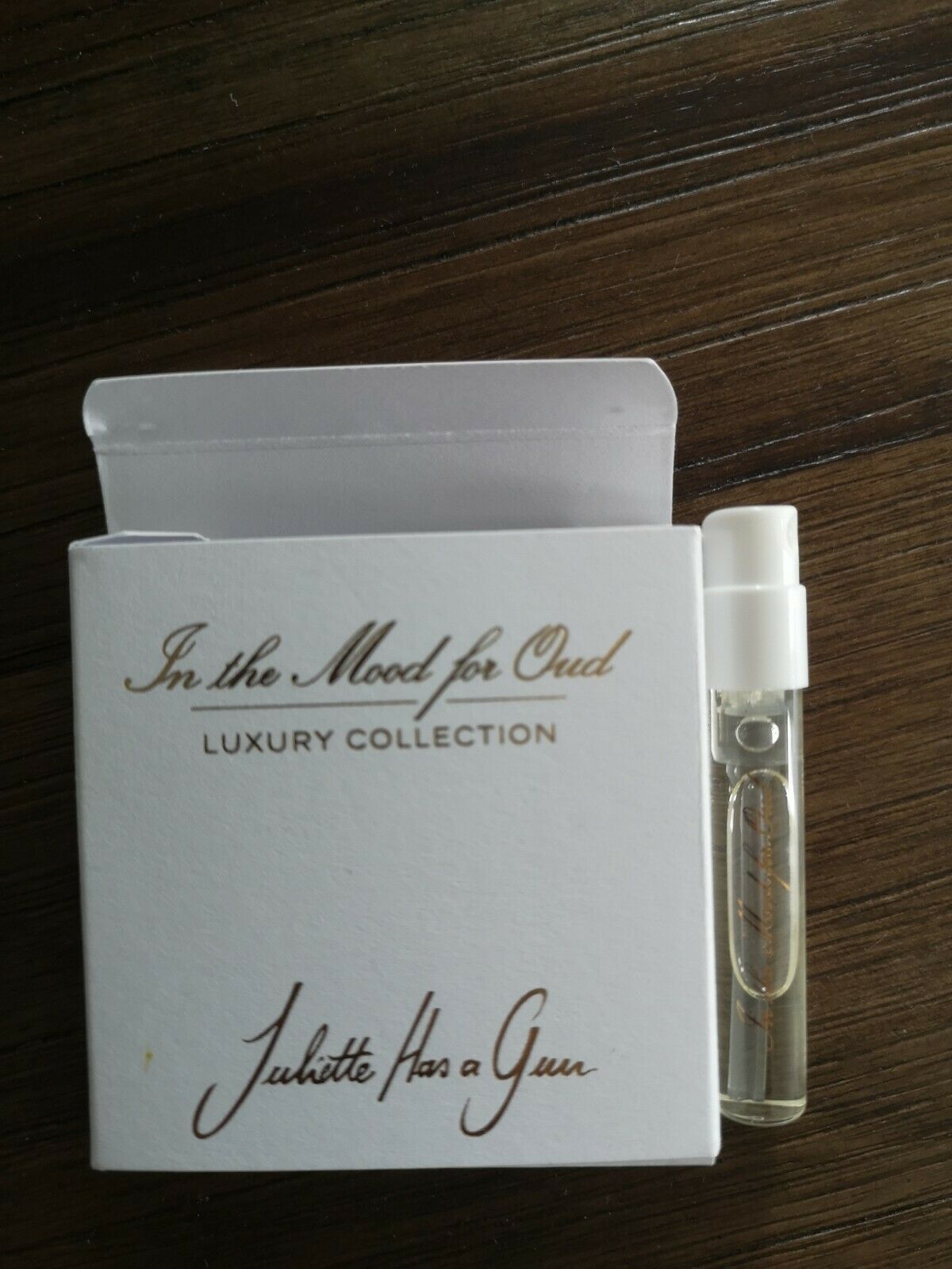 Juliette Has a Gun In the Mood for Oud 1.7ml official sample spray perfume tester
