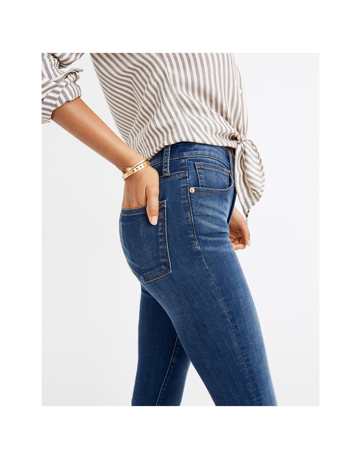 Madewell Curvy High-Rise Skinny Jeans in Hayes Wash