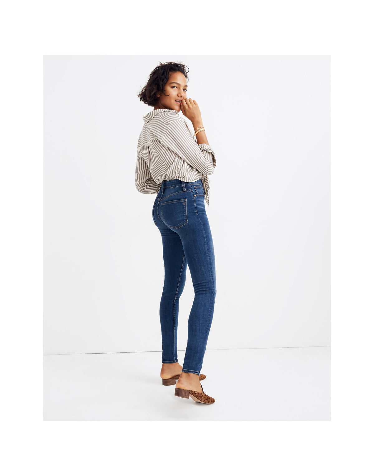 Madewell Curvy High-Rise Skinny Jeans in Hayes Wash