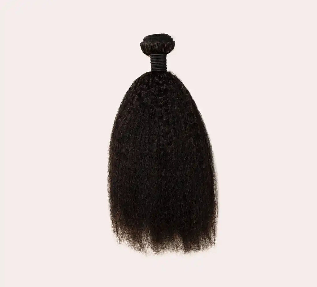 100% Virgin Brazilian Kinky Straight Hair Extensions Luxurious Volume & Natural Texture for Women Seeking Authentic Style 22 inch