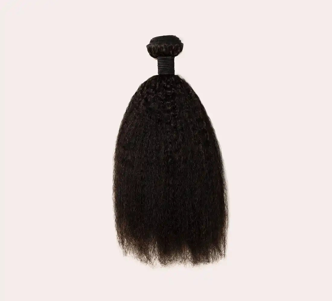 100% Virgin Brazilian Kinky Straight Hair Extensions Luxurious Volume & Natural Texture for Women Seeking Authentic Style 22 inch