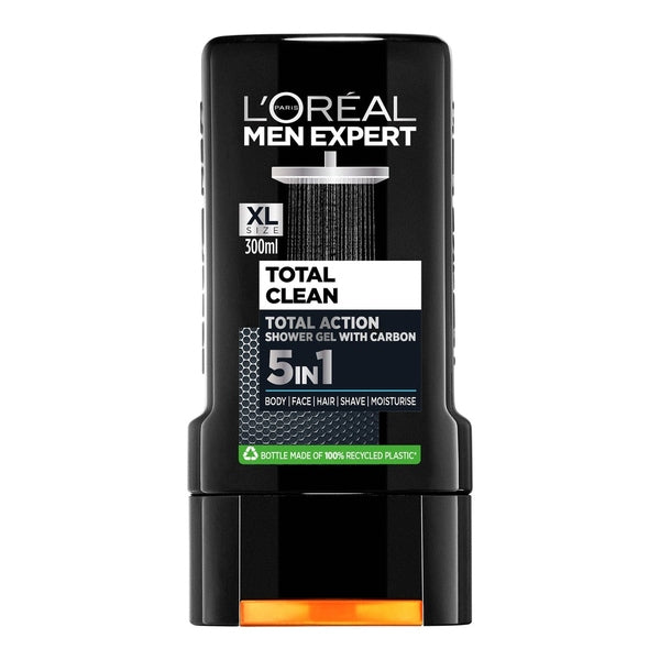 L'Oréal Men Expert Total Clean 5in1 Shower Gel 300ml