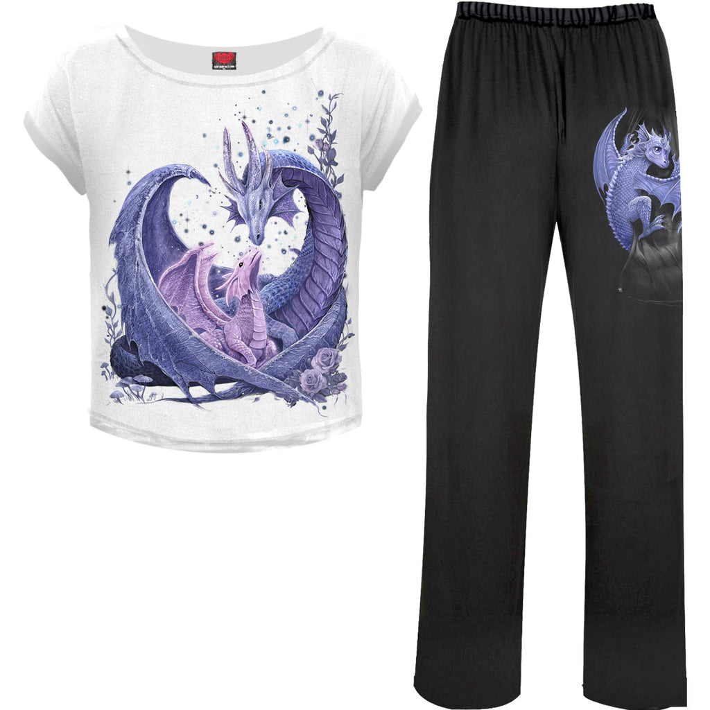 MATERNAL INSTINCTS - 4pc Gothic Pyjama Set