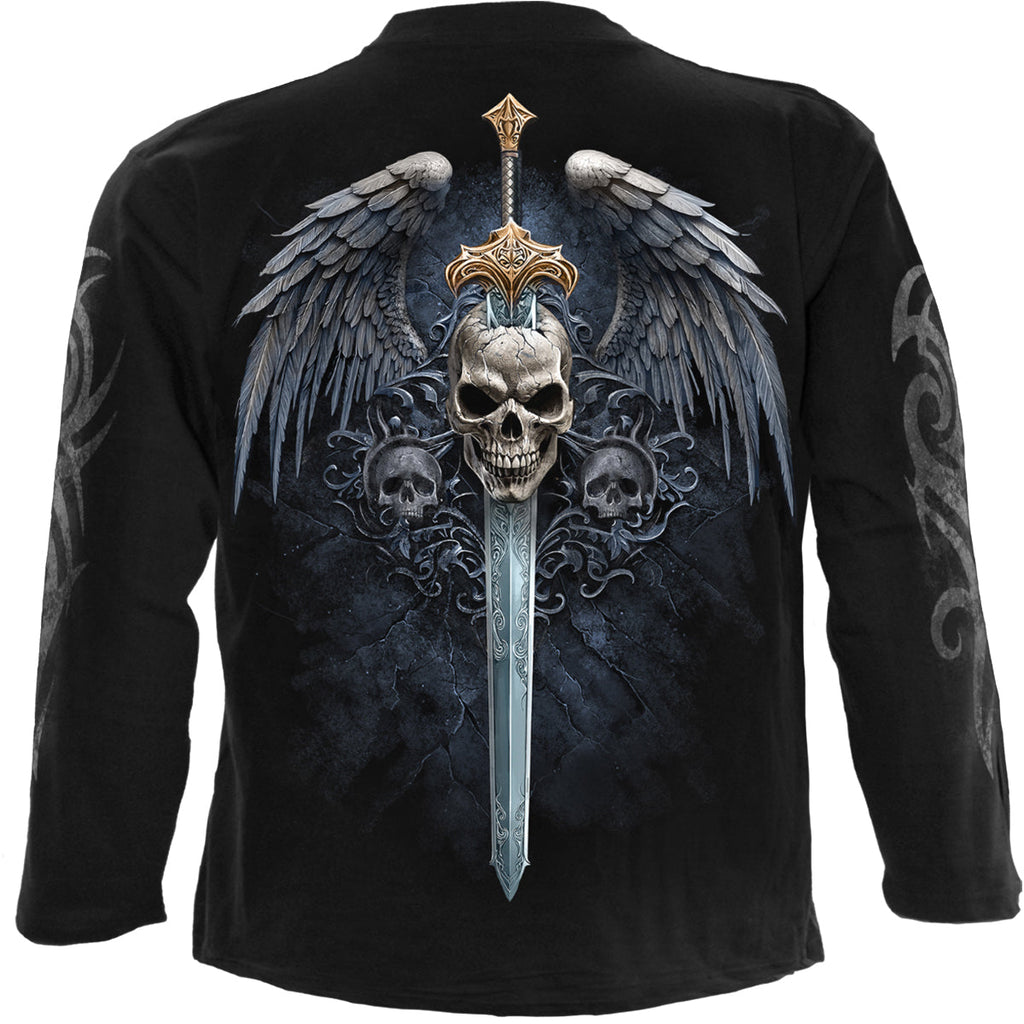 ANGEL SWORD - Longsleeve T-Shirt Black