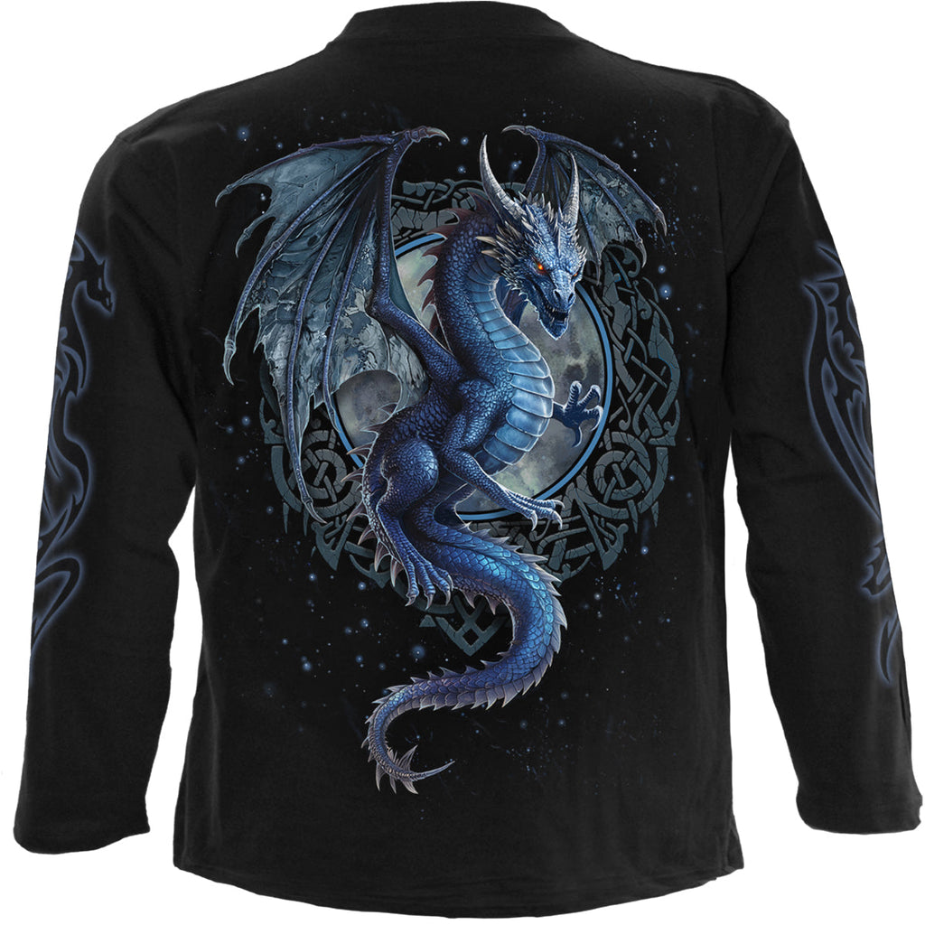 STORM DRAGON - Longsleeve T-Shirt Black
