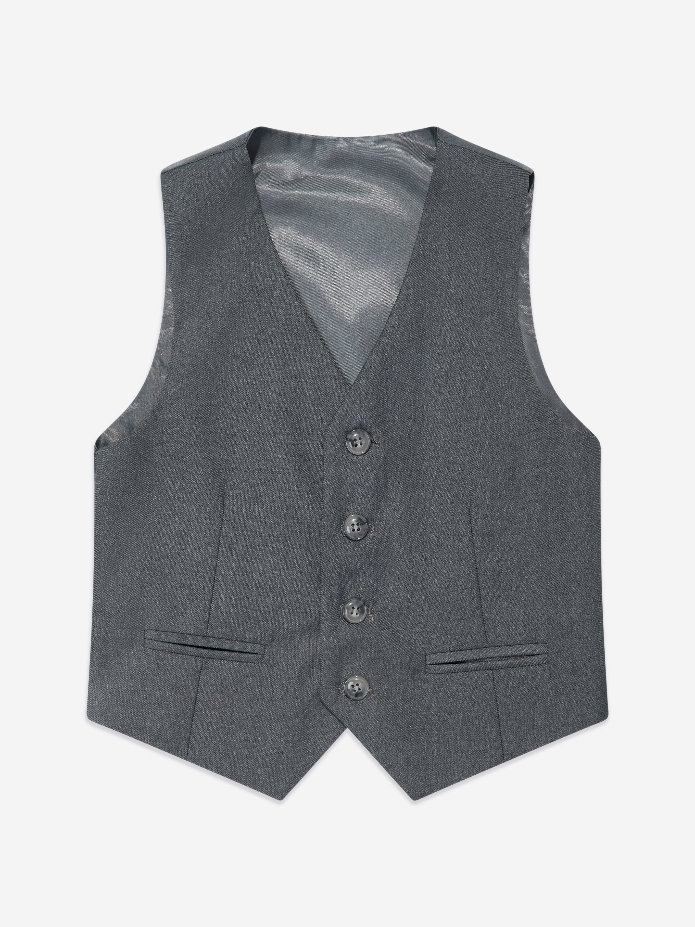 SUITLAB London Boys 7 Piece Suit Set in Grey