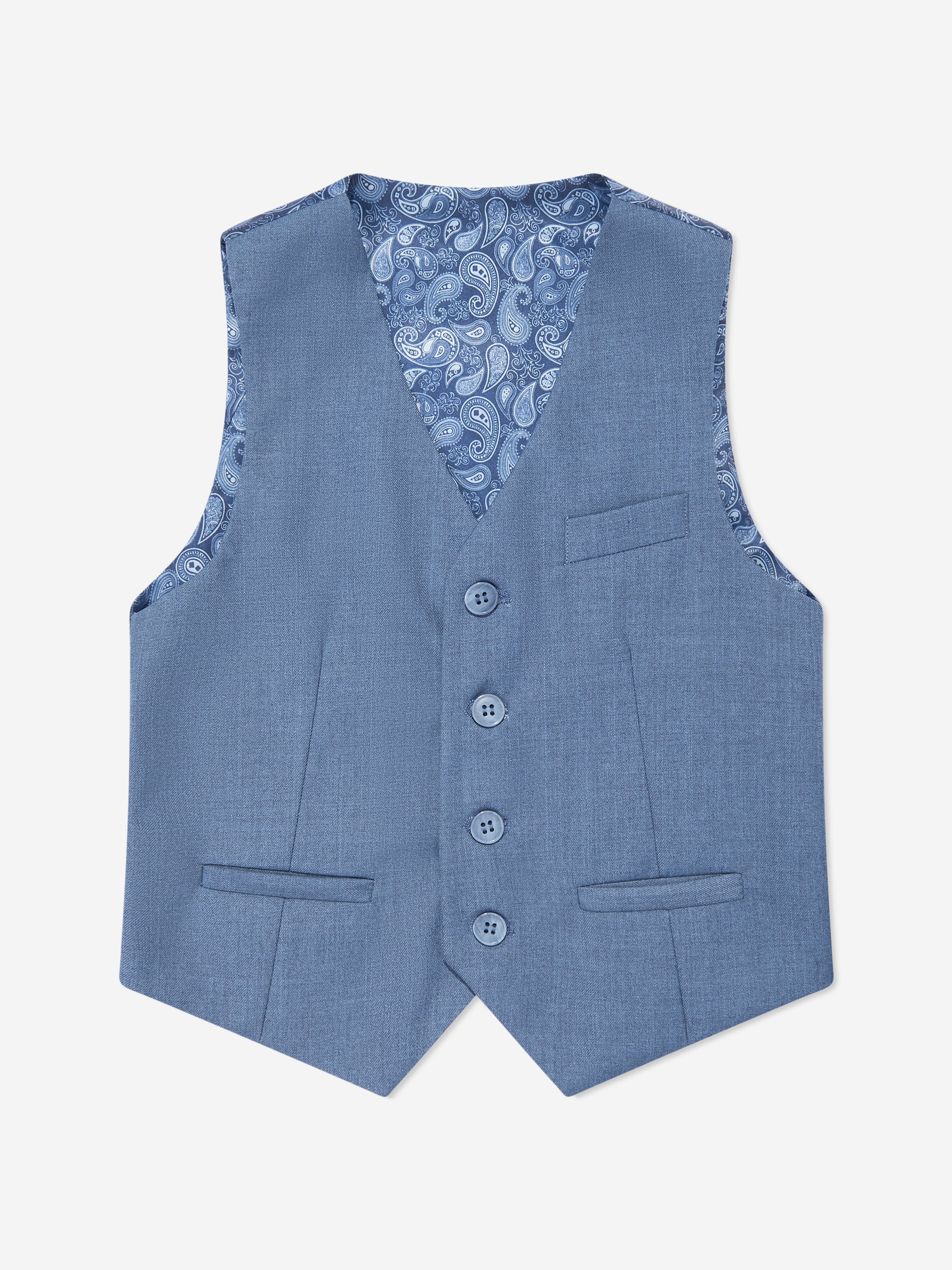 SUITLAB London Boys 7 Piece Suit Set in Blue