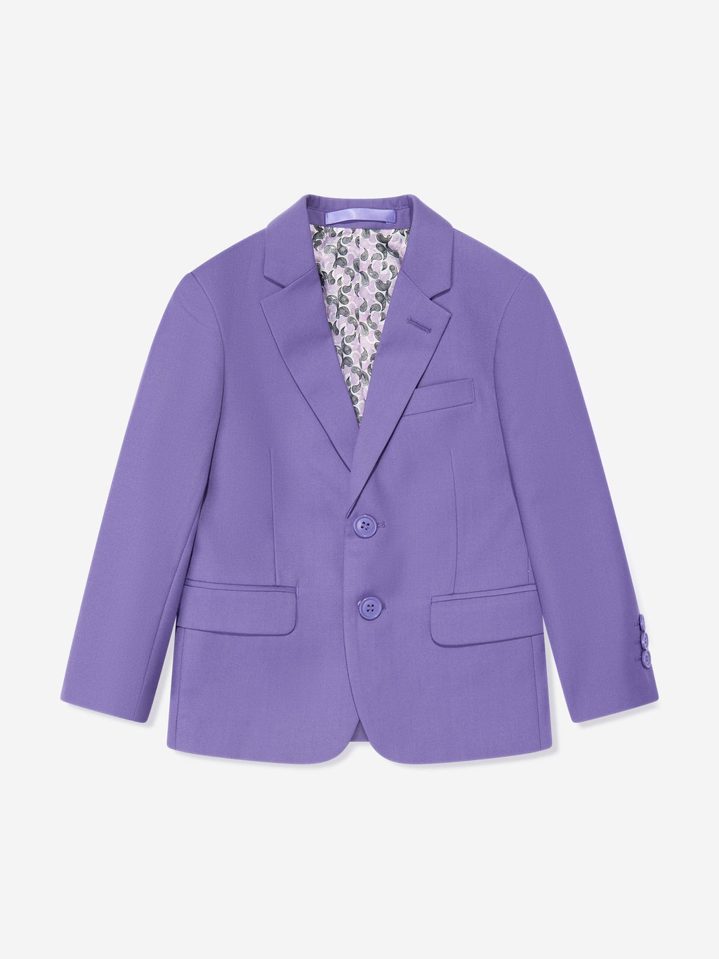 SUITLAB London Boys 7 Piece Suit Set in Purple