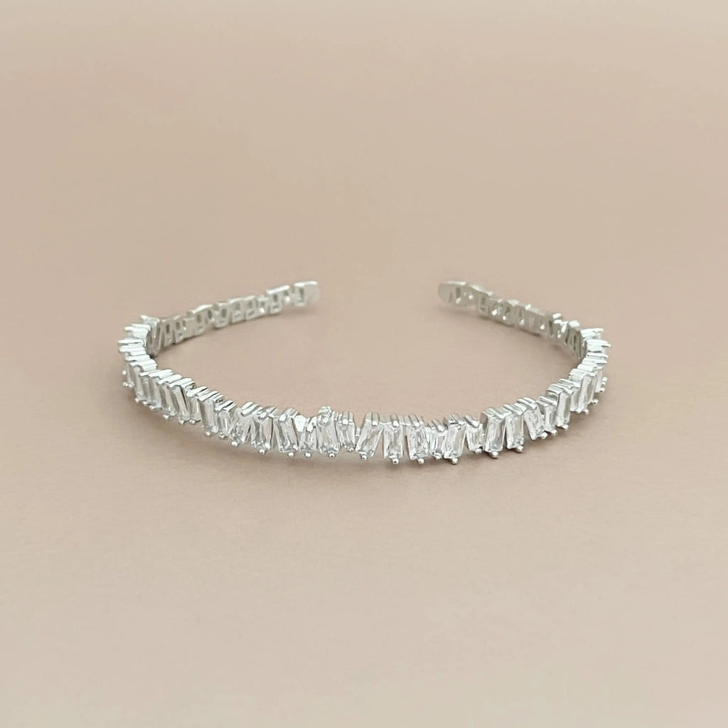 Chloe Silver Diamante Bracelet