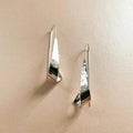 Kimora Silver Tone Spiral Curl Earrings