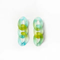 Frankie Lime Ombre Chain Earrings