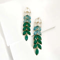 India Jewelled Ombre Drop Earrings