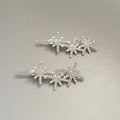 Solonia Silver Starburst Hair Clip Set