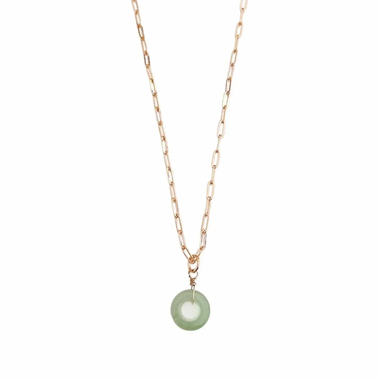 Linia Aventurine Ring Necklace