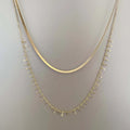 Elisaria Luxe 18k Gold Plated Layered Necklace