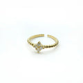 Hope Luxe 18k Gold Plated Adjustable Ring