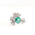 Elizabeth Azure Stone Statement Cocktail Ring