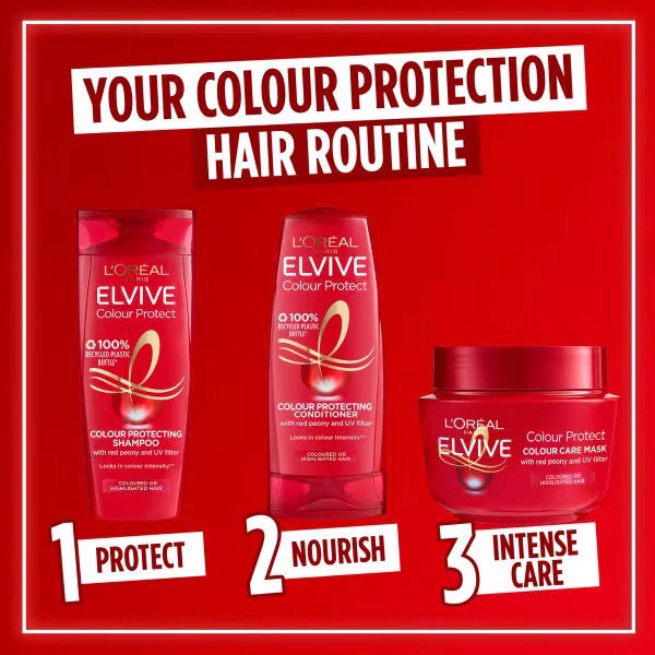 L'Oréal Elvive Colour Protect Conditioner Colour Protecting & Nourishing for Coloured or Highlighted Hair