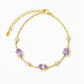 Lavender Amethyst Bracelet in 18k Gold Vermeil