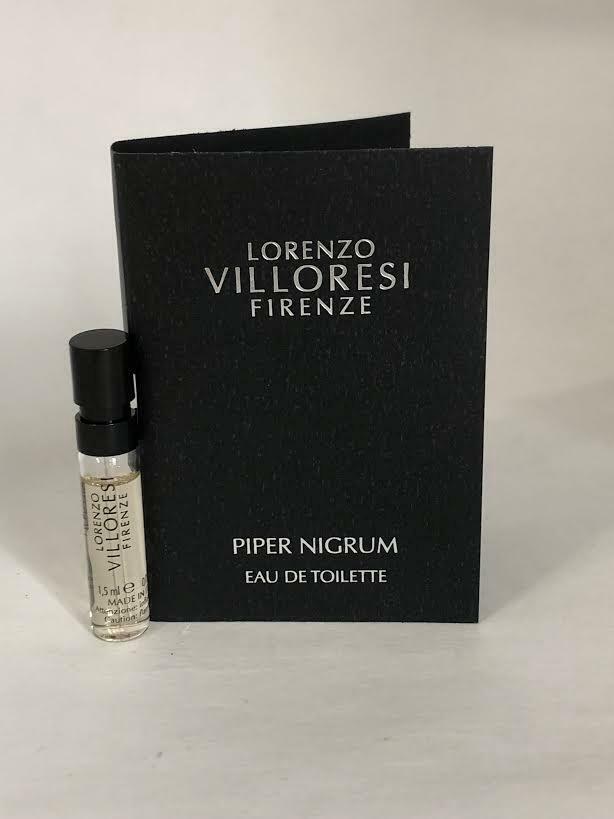Lorenzo Villoresi Firenze Piper Nigrum official perfume sample 2ml 0.06 fl. o.z. perfume tester