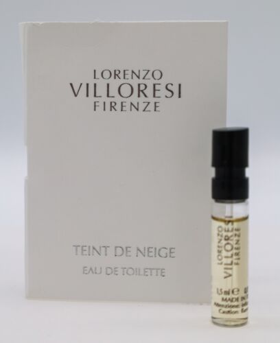 Lorenzo Villoresi Firenze Teint de Neige official perfume sample 2ml 0.06 fl. o.z. perfume tester